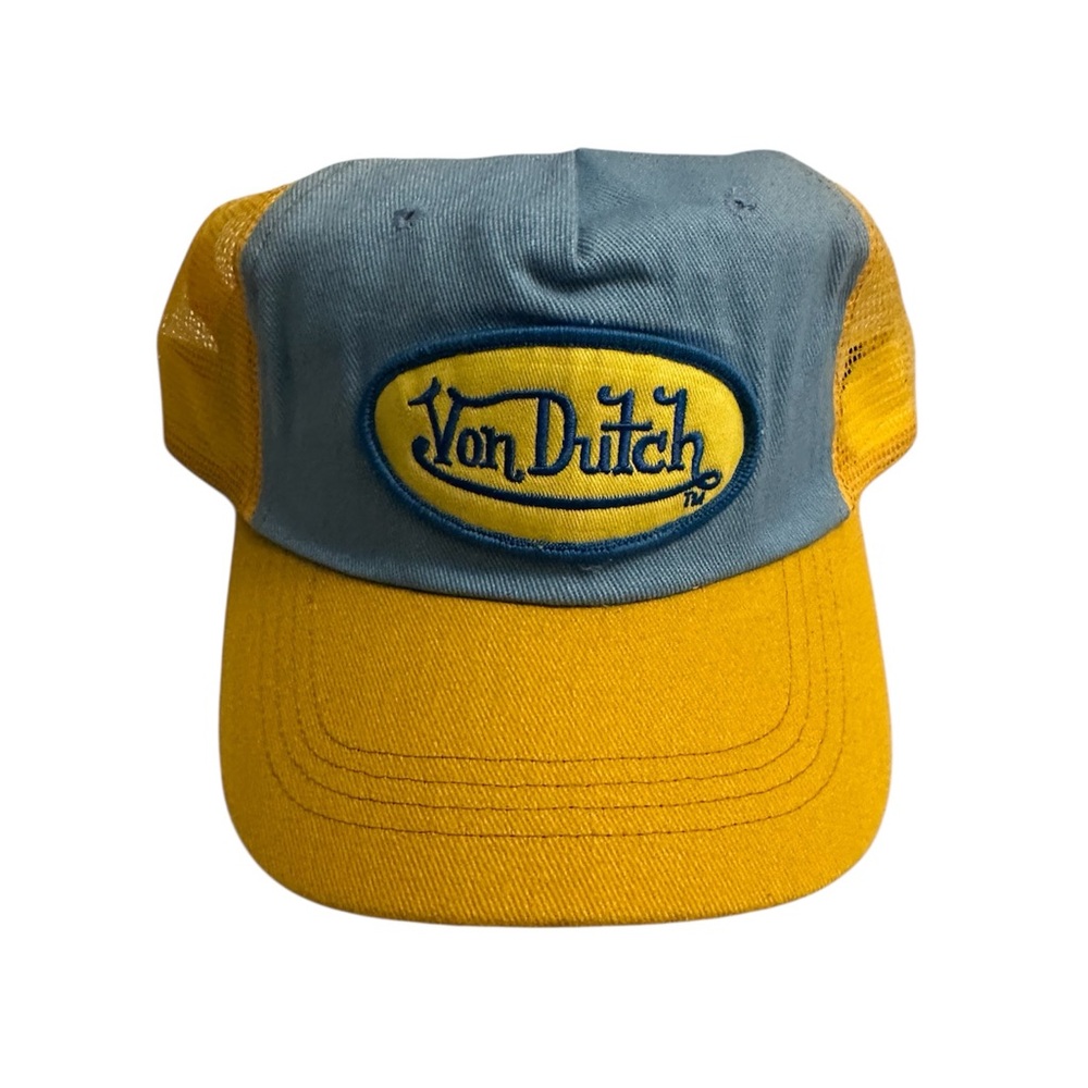 Von Dutch Yellow and Blue Cap
